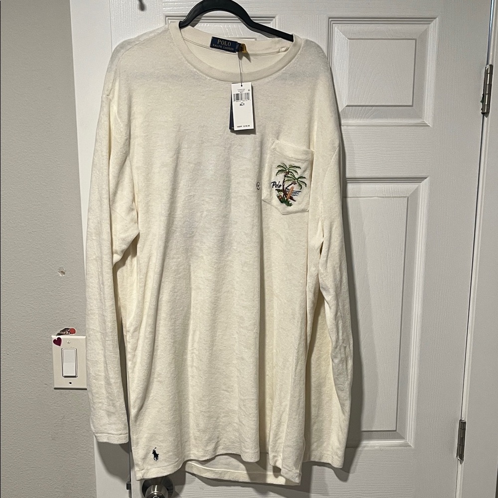 Polo by Ralph Lauren Off-White Long Sleeve Tee